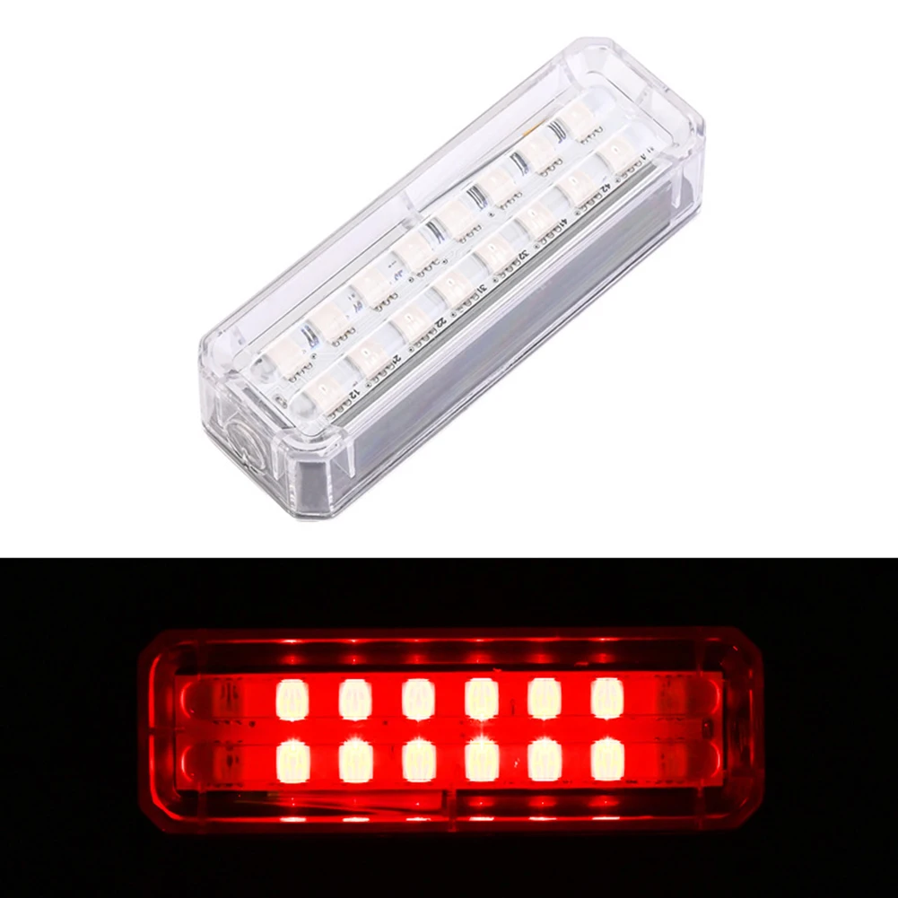 

Car Solar LED Light Night Warning Motorcycle Electric Vehicle Tail Light Anti-rear Strobe Warning Light Lamp Flashing Decoration