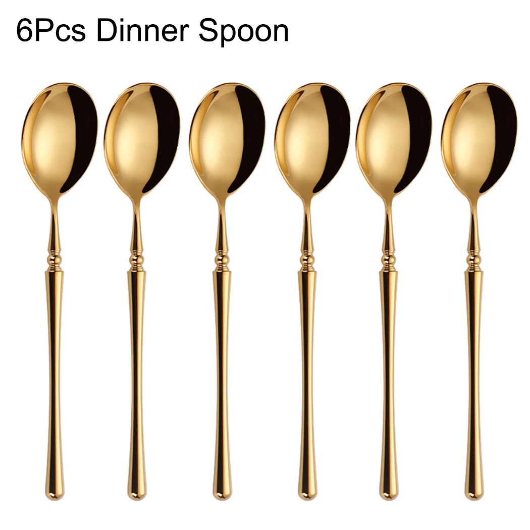 6pcs Dinner Spoon