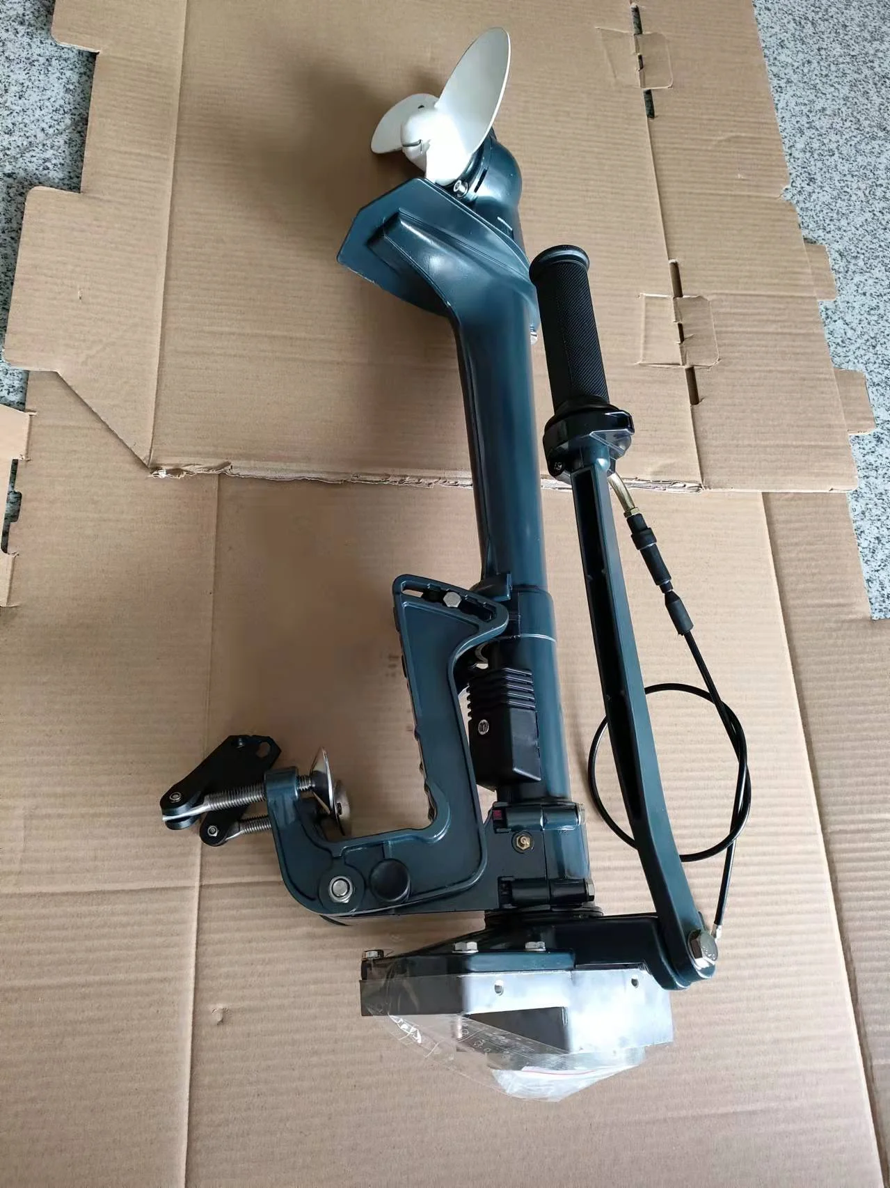 Boat Engine Lower Unit Propeller Outboard Motor without Engine for