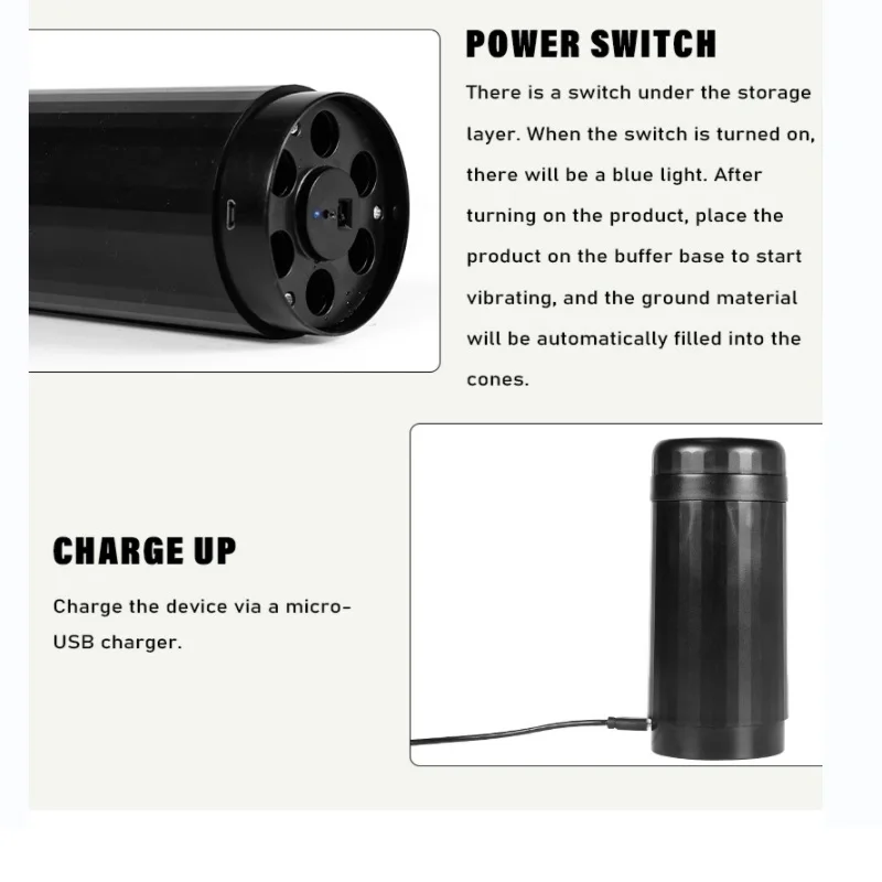 Herb Grinder Electric Tobacco Rolling Paper Filling Machine Grinding Dry Herb Crusher For Smoking Cigarette Maker herb grinder tobacco grinder cigarette maker