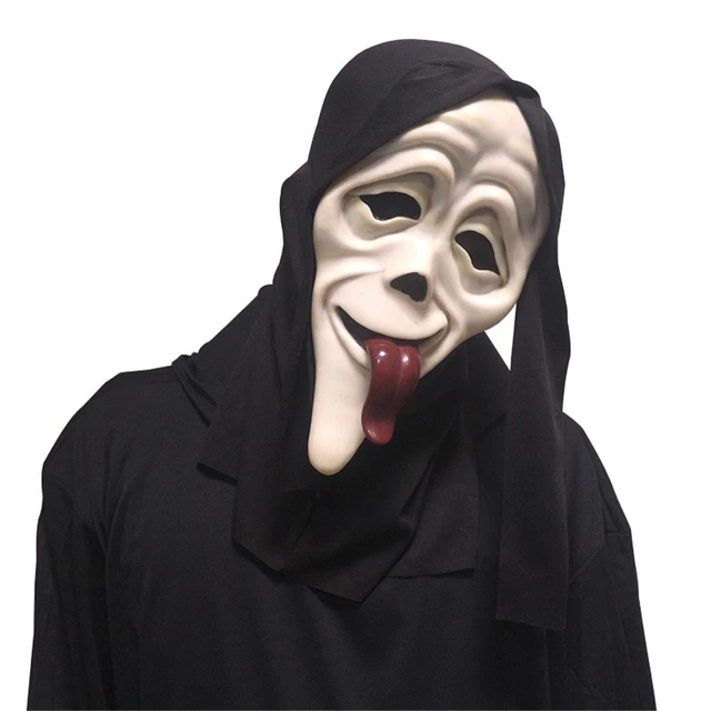 Halloween Mask Realistic Movie Scream Scary Face Creepy Ghost Mask