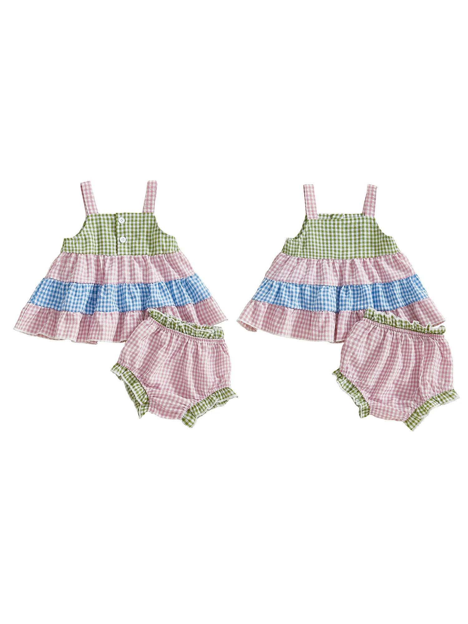 Toddler Girl Floral Print Sleeveless Top and Shorts Set with Bow Detail - 2 Piece Summer Outfit for Baby Girls