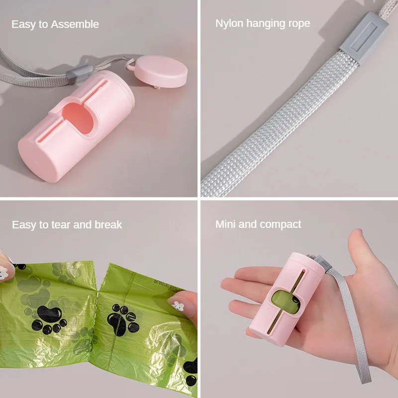 

Ultimate Pet Stool Bag and Glue Dispenser Combo - The Perfect Solution for Easy Cleaning with Cleaning Garbage Bag Included