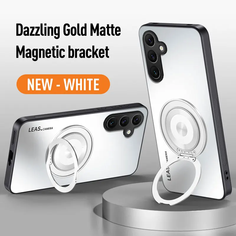 Magnetic Ring Stand Protective Phone Case with Enhanced Grip