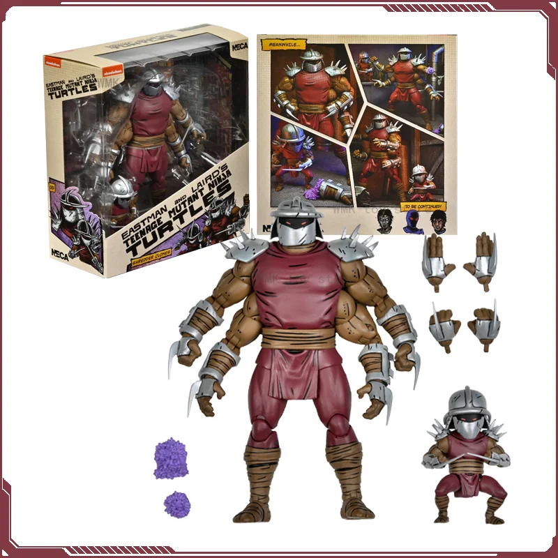 

Neca Original Shredder Figure Teenage Mutant Ninja Turtles Clone Shredder 7 Inch Anime Action Figures Pvc Statue Model Toys