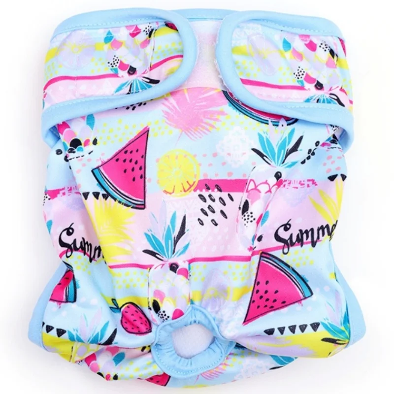 Pañales lavables para perras Braguitas reutilizables para perros Pantalones de seguridad fisiológica para la menstruación Pañales ajustables para gatos Suministros para mascotas