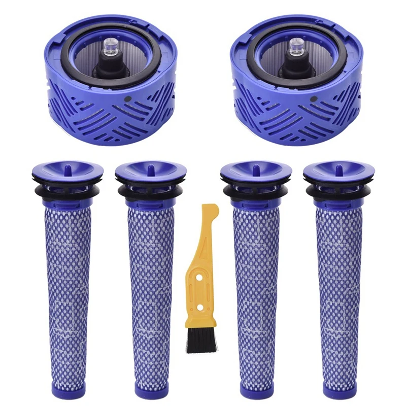 

HEPA-фильтр совместимый с пылесосом Dyson V6, сменные детали, аксессуары 966741-01 и 965661-01
