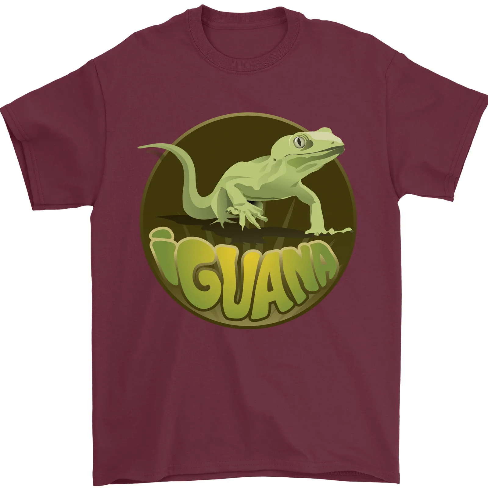 T-Shirt Un Iguana Lizard 100% Cotone
