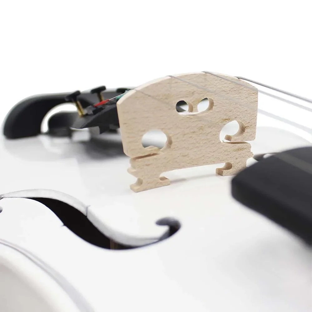 IRIN V-10 4/4 Violin White Solid Wood Violin Set with Cloth Case Bow Professional Stringed Instrument for Practice