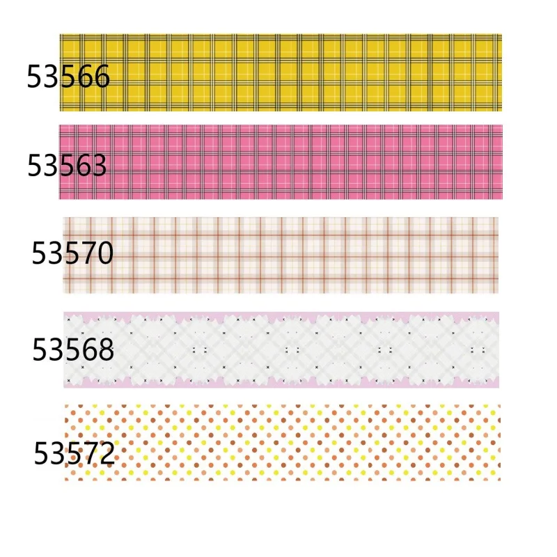 

Yellow and Pink Plaid Print Ribbon Grosgrain 25mm 10yards/lot for DIY Holiday Crafts Hair Bow Decoration Material