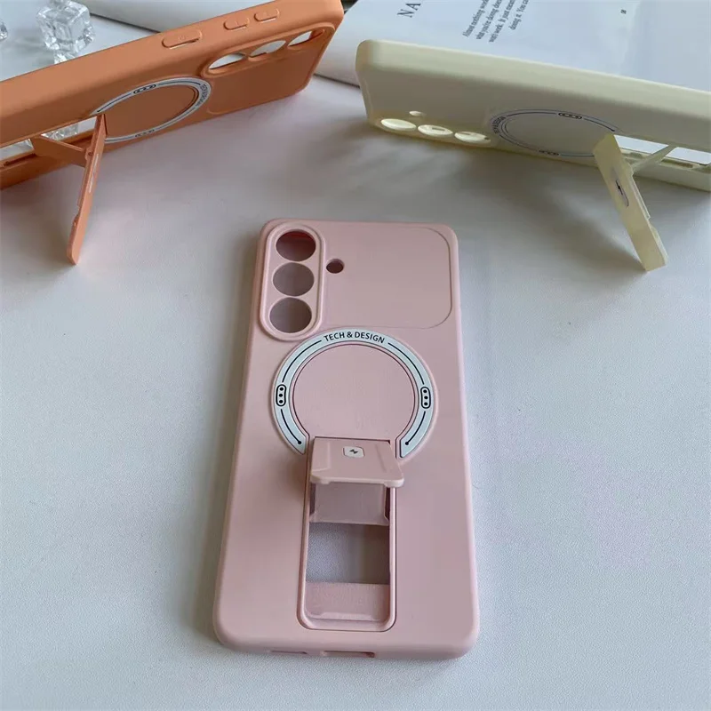 Magnetic Stand Phone Case with Rugged Protection and Sleek Design