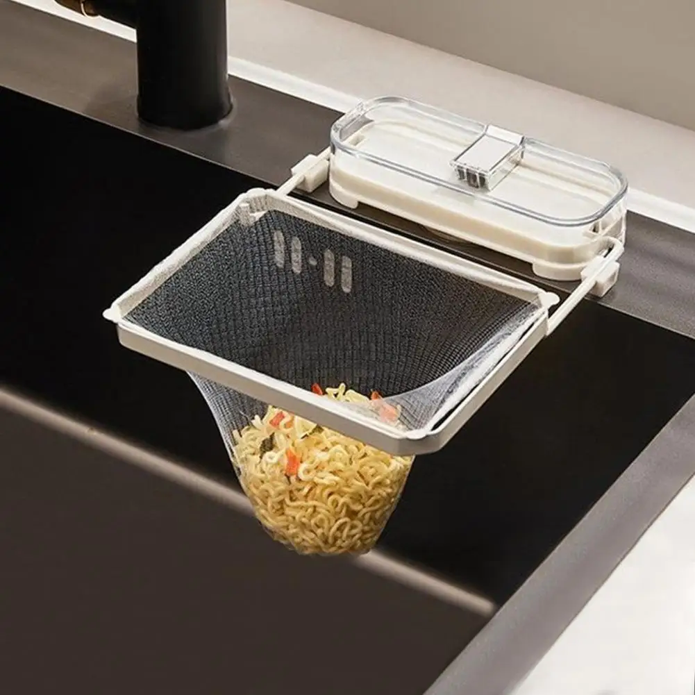 Foldable Sink Storage Stand Dish Towel Hanging Rack Foldable Sink Strainer Set with Suction Cup Draining Rack Kitchen for Sink 6