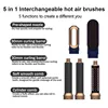 2024 New 5 in 1 Hair Dryer Kit Air Hot Comb Set Professional Curling Iron Hair Straightener Styling For Dyson Airwrap 3