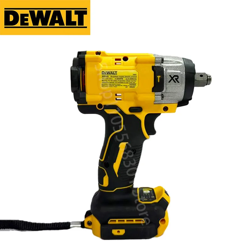 DEWALT DCF922 무선 임팩트 렌치, 충전식 고토크 205Nm 역회전 1/2인치 2500 RPM 다용도 20V 리튬 전동 공구