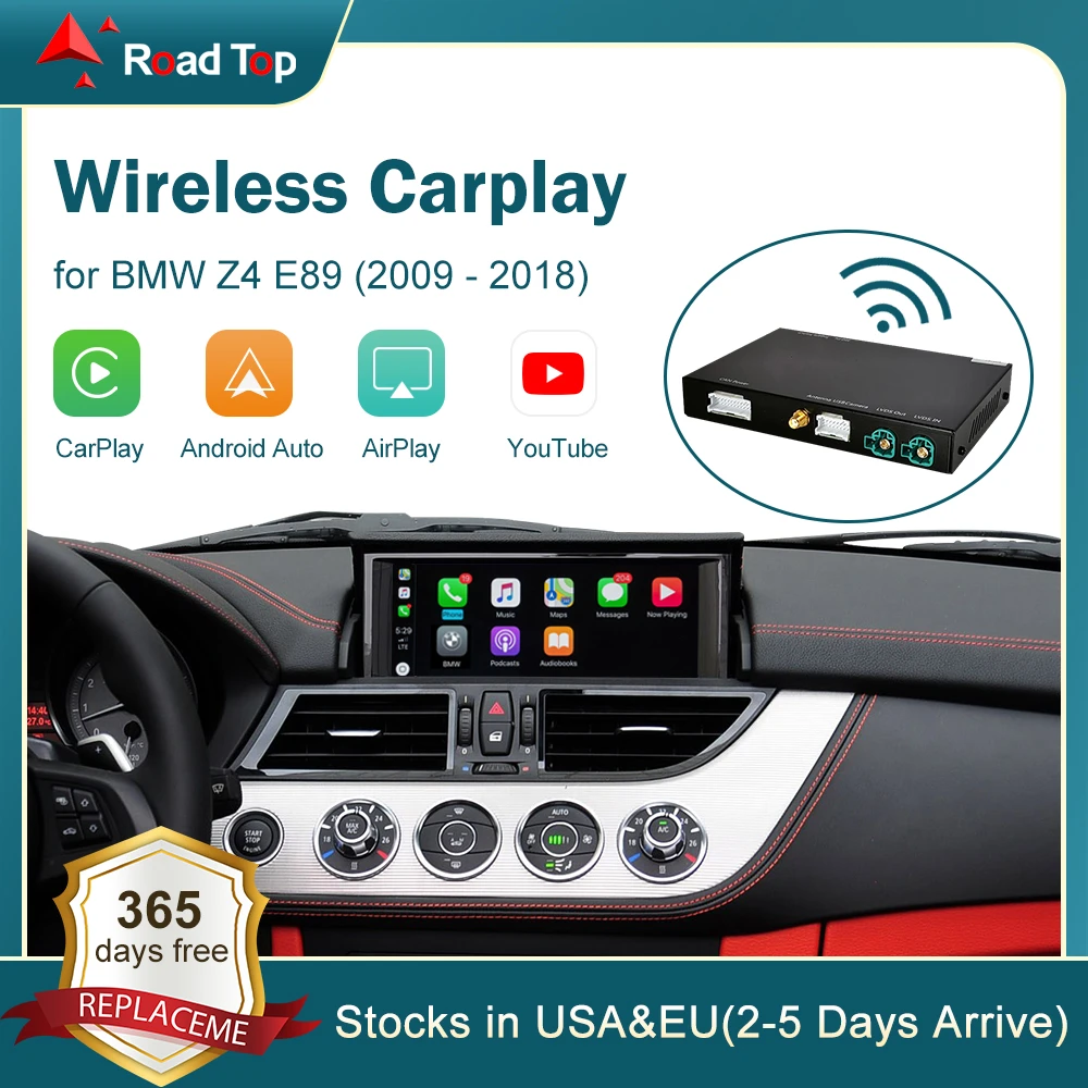 Wireless Carplay For Bmw Z4 E89 20092018, With Android Auto Mirror