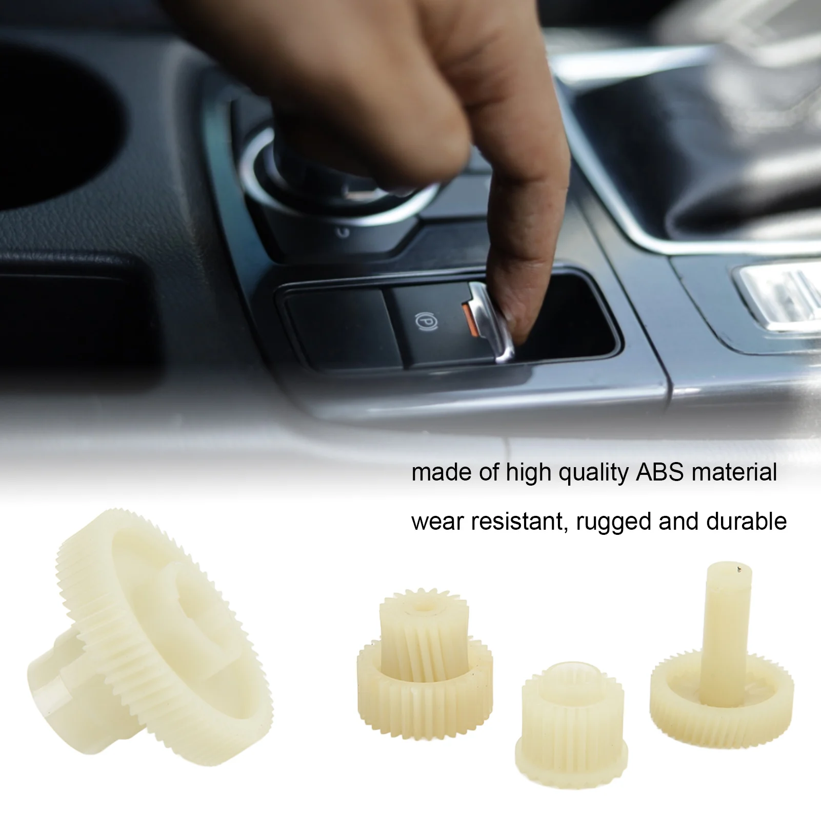 4pcs Car Accessories Parking Hand Brake Gear Actuator Repair Kit Replacement for Land Rover Range Rover Discovery 3 4 Sport handbrake switch cover handbrake button cover handbrake lever button parking brake release handle handbrake plate