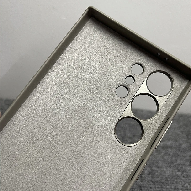 Premium Eco Leather Protective Case for Samsung Galaxy Ultra Plus - High-Quality Luxury Cover