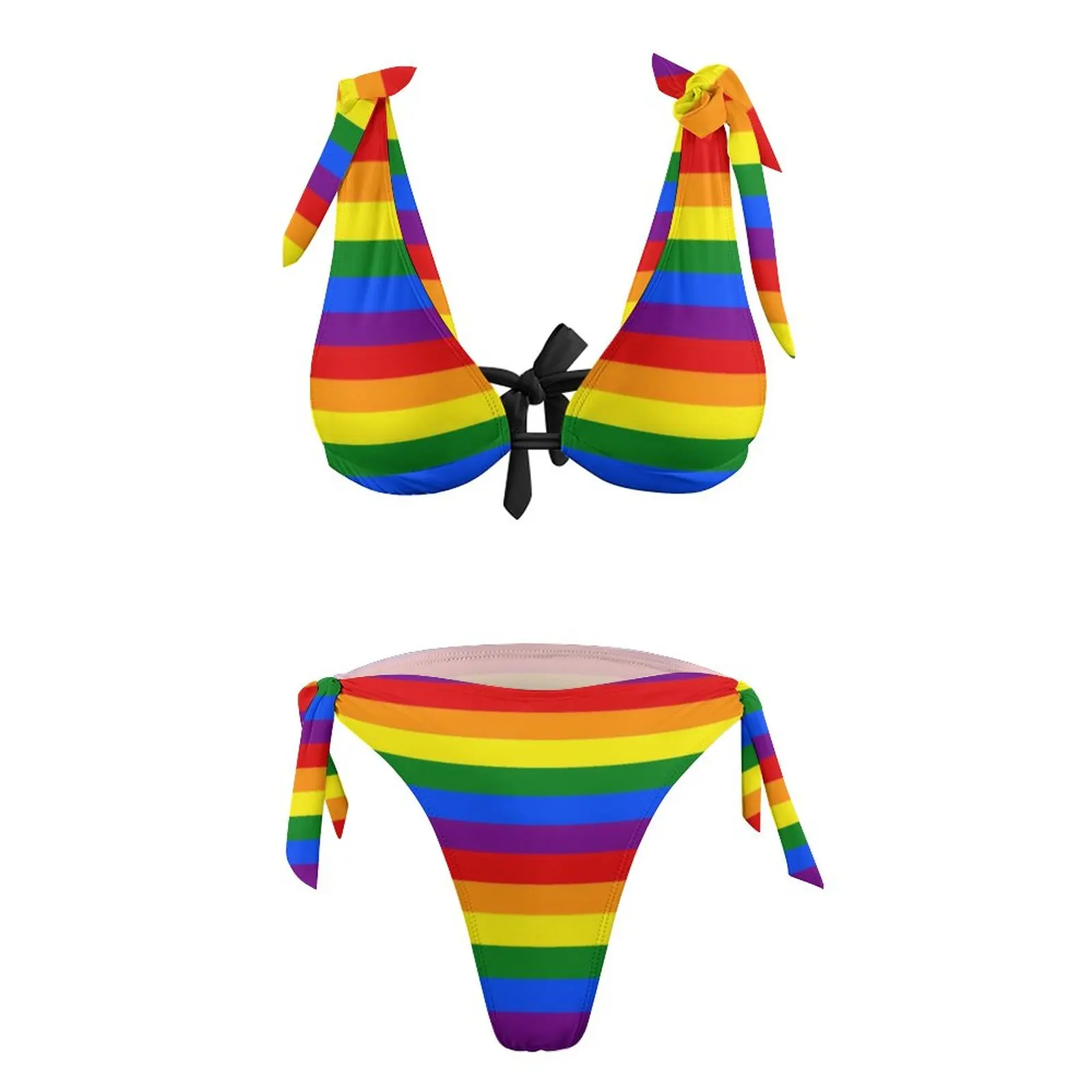 Rainbow Flag Bikini Bottoms