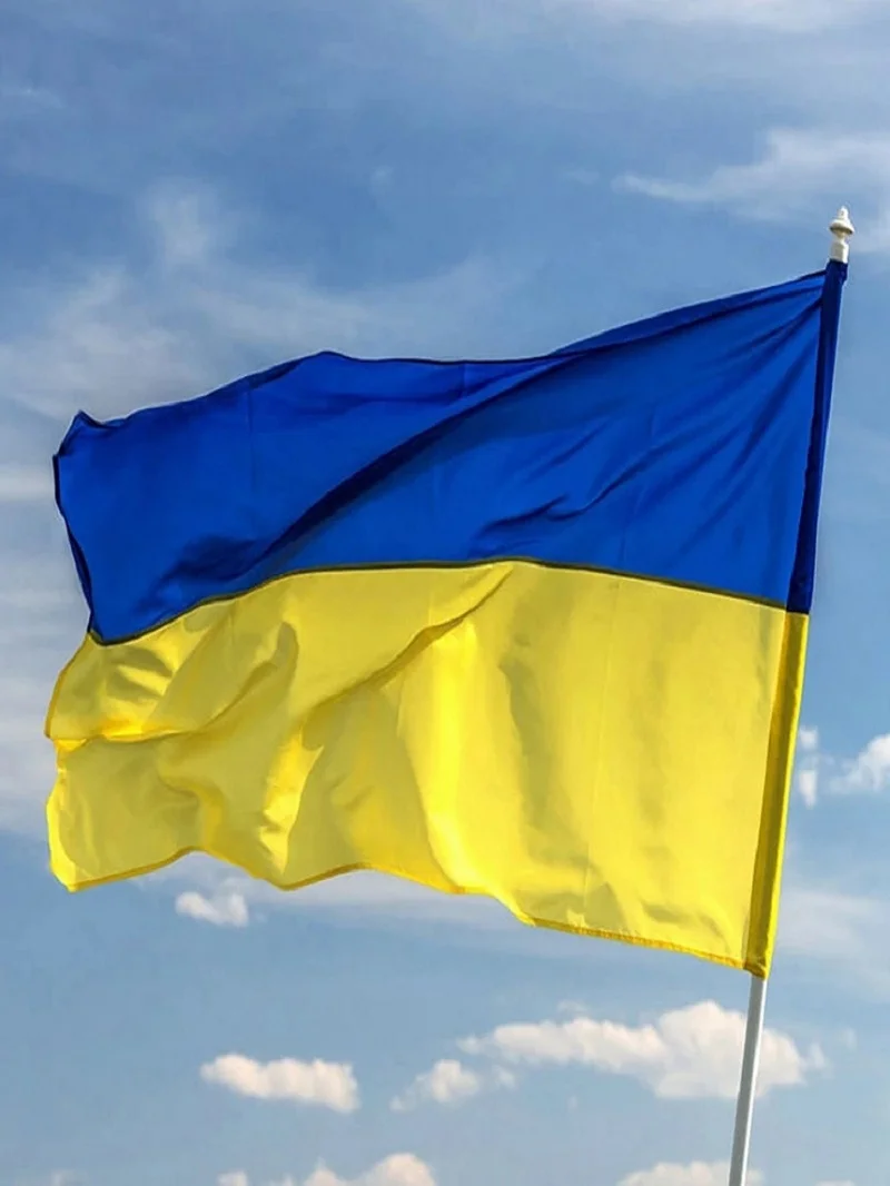90*150cm Ukraine Flag For Ua Ukr Banner Decoration polyester fiber fillpoly fabricpoly Light-weighted National Country