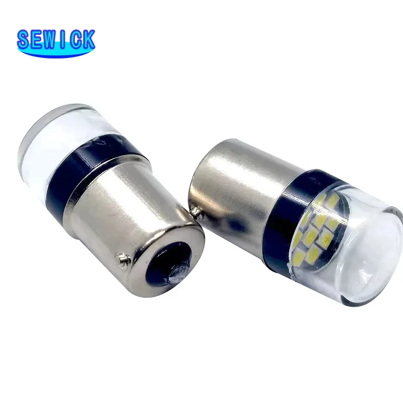 100PCS 1156 BA15S P21W 1157 BA15D 10SMD ���� ���� ȸ�� ��ȣ LED �ڵ� ȸ�� ��ȣ ������ ���� ���� �극��ũ ���� �ְ� 12V