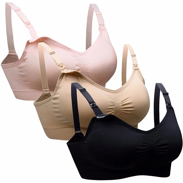 Breastfeeding Bras Maternity Nursing Bra for Feeding Nursing Underwear  Clothes for Pregnant Women Wirefree Breathable Bra