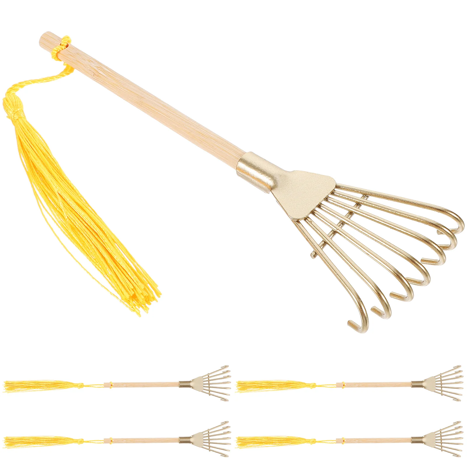 

5Pcs Zen Garden Rake Metal Miniature Rake Ash Rake Small Rake Ornament Aroma Ash Rake