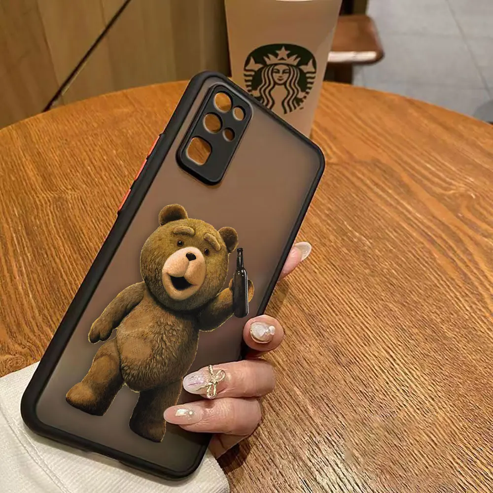 thumbnail image 1 of Funda mate para HONOR 70 50 30S 30 20 8X 9A 9X PLAY 4T X7 X8 X10 5G V40 Funda Coque Capa Shell travieso t-oso de peluche pareja, 1 of 5