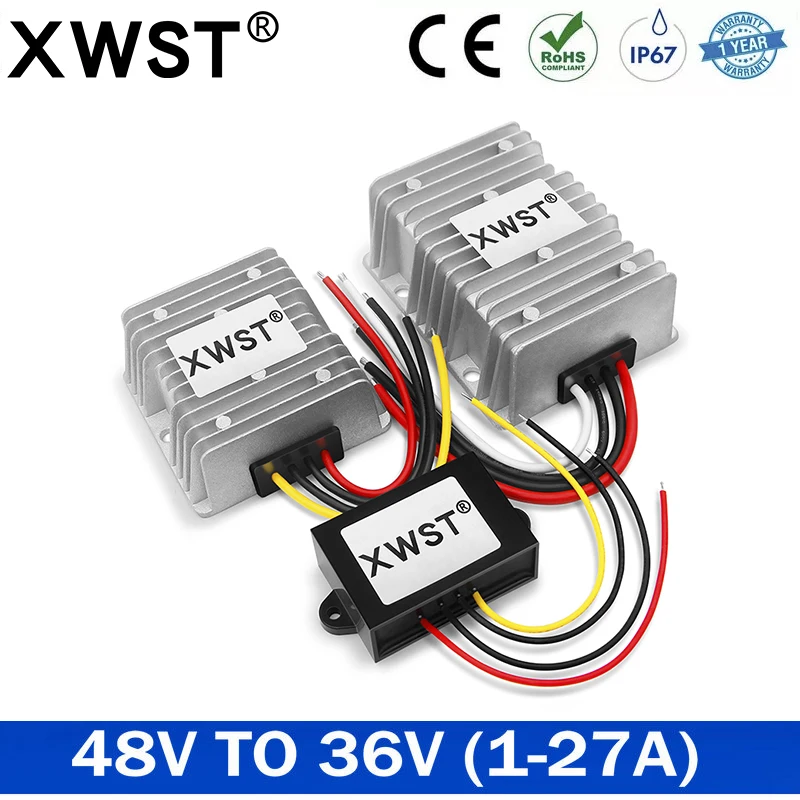 Xwst Dc Dc Step Down Converter 48V A 36V Buck Power Supply Inverter 1-27A Modulo Trasformatore Regolatore Di Tensione Per Motore Ce