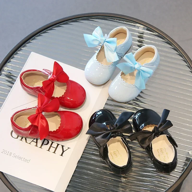 Little Girl Shoes Spring Autumn Children Princess Shoes Girls Oxfords Candy Colors Kids Soft Patent Leather leather shoes mary jane shoes girls shoes oxford shoes