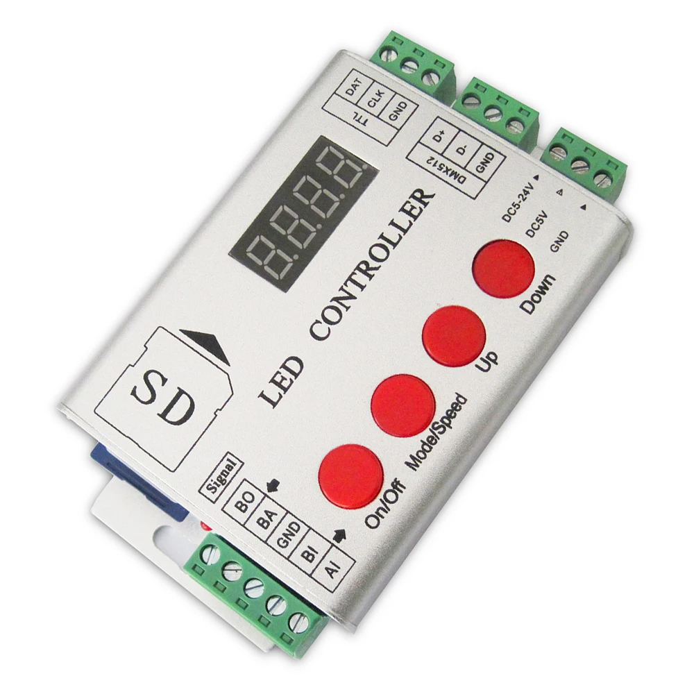 Description Picture 6 of itemDC5-12V LED Controller 2048Pixels For WS2801 WS2811 WS2812B 2048 LED Strip Light