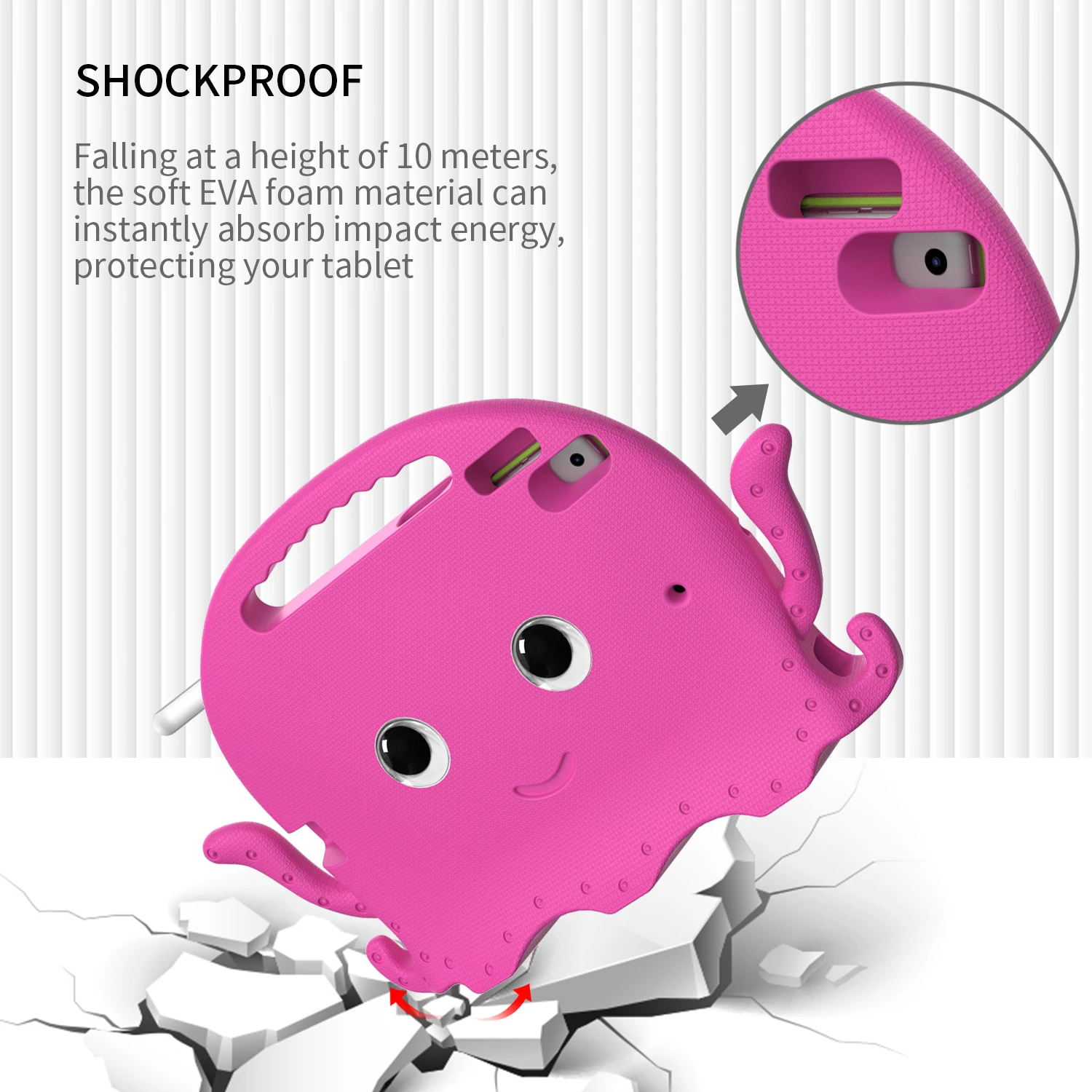 For IPad Air 4 10.9 2020 Pro 11 2018 2021 Stand Case Shockproof Kids EVA Cover For IPad 10.2 2021 Pro 10.5 Air3 Mini 6 5 4 3 2_voghion.com