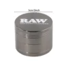 2" Metal Zinc Alloy Gray Herb Grinder 3