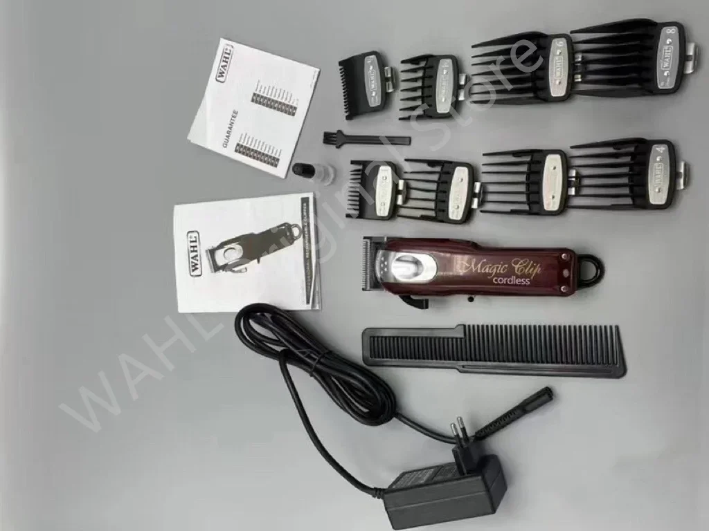 Wahl-Tondeuse à cheveux Magic réinitialisation, 5 étoiles, 100% d'origine, noir, duo, rouge, 8148