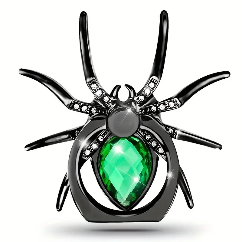 Luxury Diamond Spider Ring Phone Holder – 360° Expanding Grip Stand