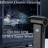 4-speed LED Turbo Jet Fan With Screen Powerful Turbo Violent Fan Blower High Speed Handheld Duct Fan 130000RPM Air Duster Blower 5