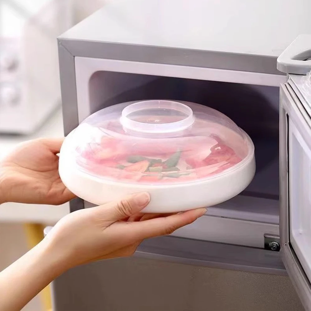 4pcs Microwave Heating Lid Food Insulation Lid Bowl Anti-oil Splash Vegetable Bowl Cover Fresh-keeping Food Cover