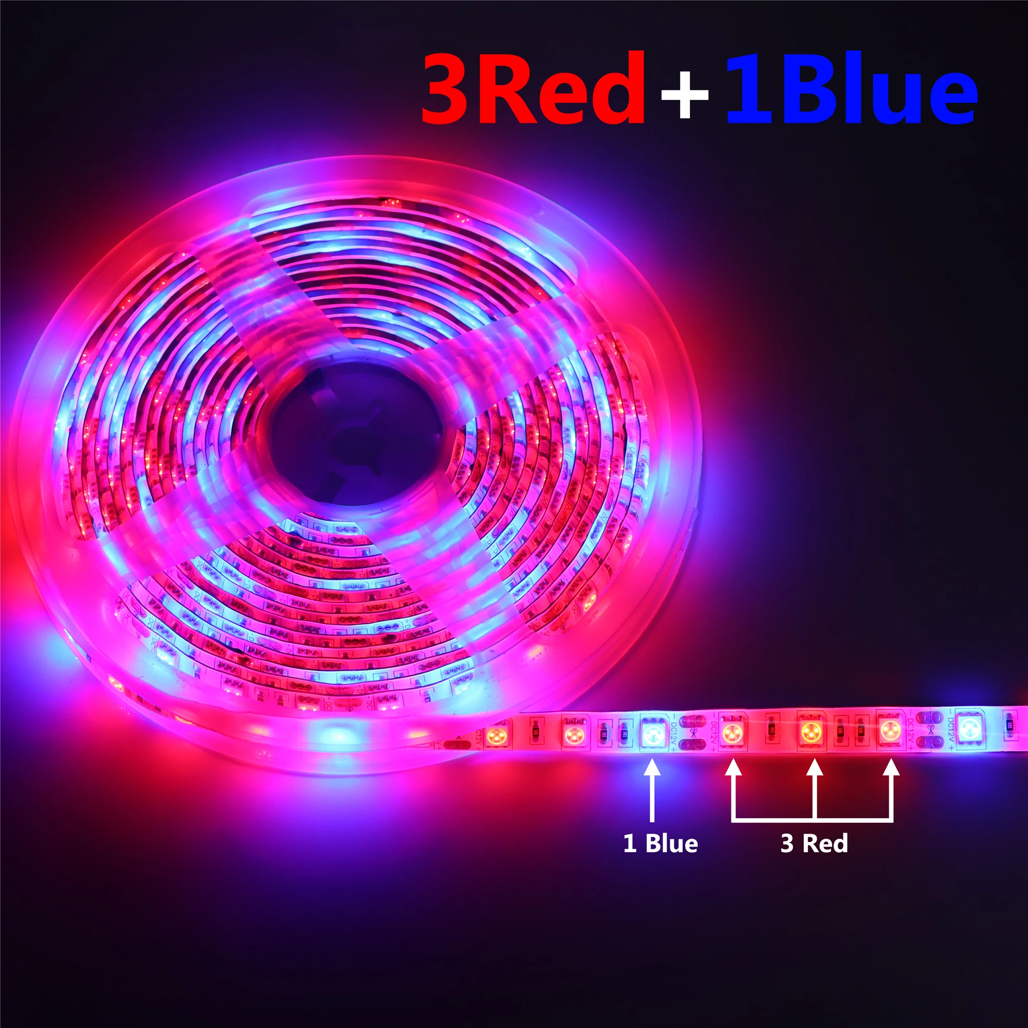3 Red 1 Blue