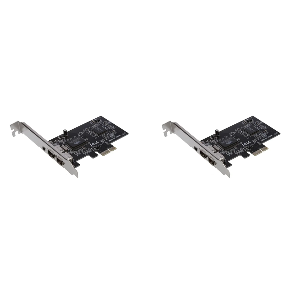 

2X PCI Express X1 PCI-E FireWire 1394A IEEE1394 карта контроллера, 3 порта для настольного компьютера