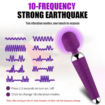 Muti-speed Dildo Vibrators Sex Toys for Woman Magic Wand Clitoris Stimulator G Spot Massager Vibrator Female Masturbator Sexshop 2