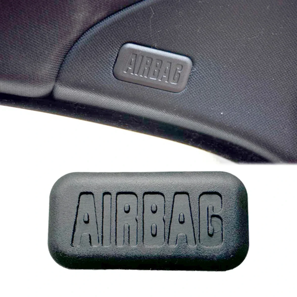 1piece A Pillor A-I-R-B-A-G Cover Cap Trim for BMW 3 5 6 7 Series M6 E46 E39 E90 E60 E61 X3 X6 E70 E71 51438259672 251367