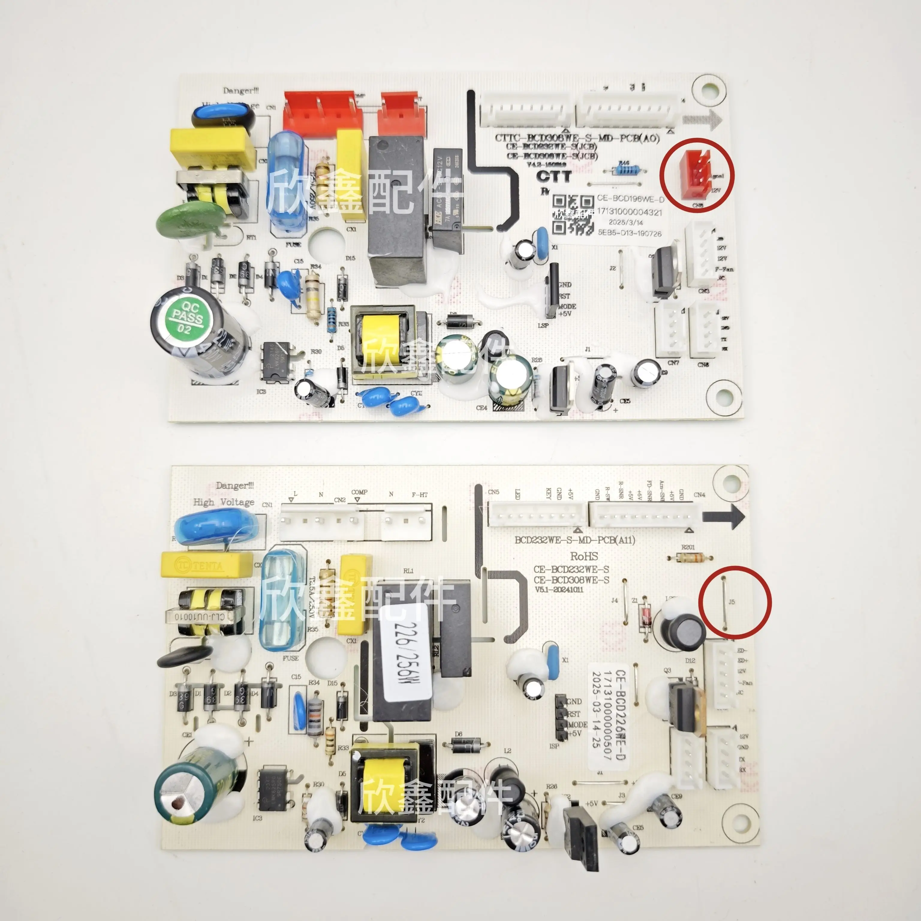 Midea Refrigerator CE-BCD196WE-D Control Board 17131000001081 17131000000507 17131000004321 Main Control Board HD-255FWN(ST)