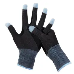 Enhanced Gaming Finger Sleeves - Anti - Sweat, Breathable, Thermal Gloves (Blue)