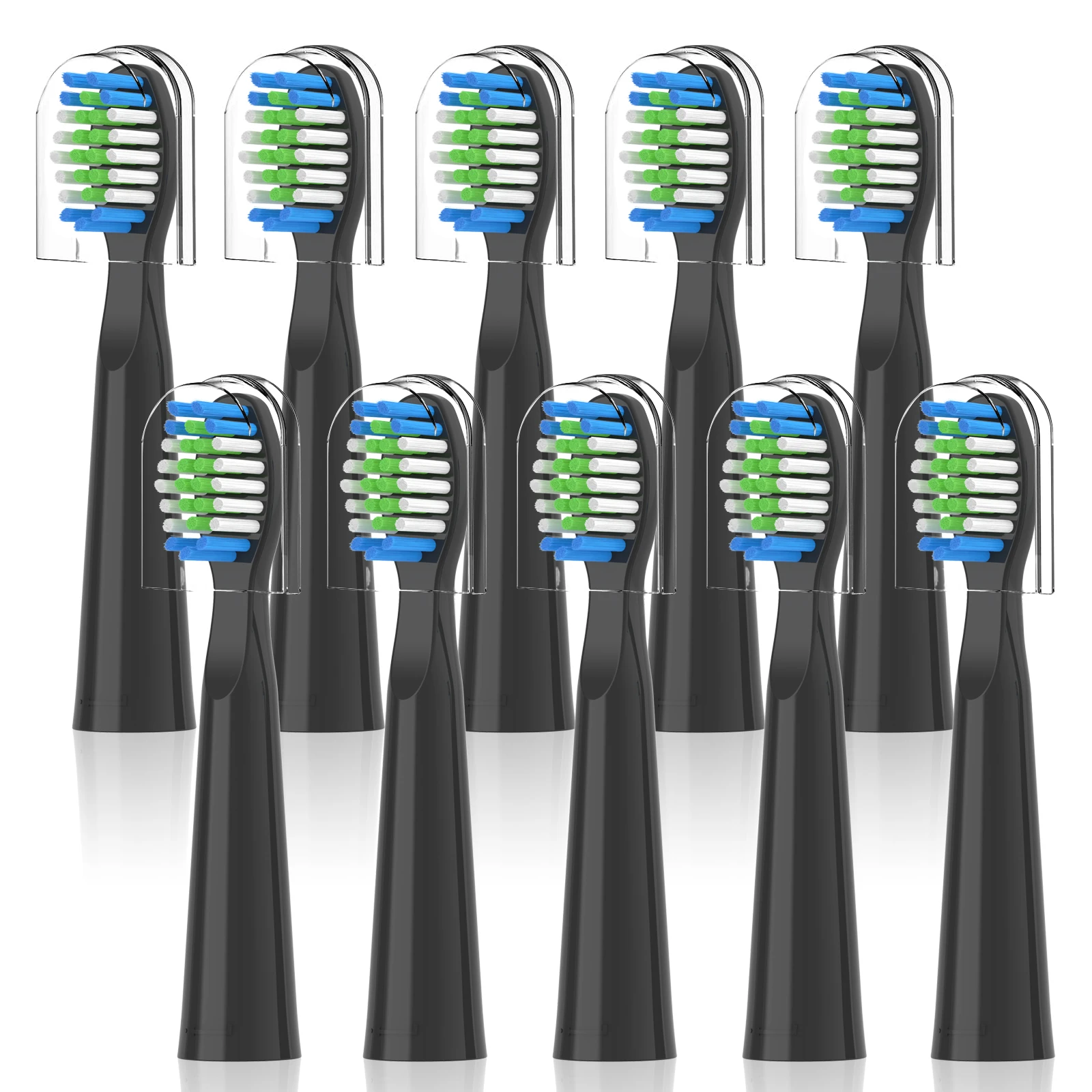 Cabeças Substituição Escova Elétrica Compatível 10 Pack Escova de Dentes Fit para Bitticore d2