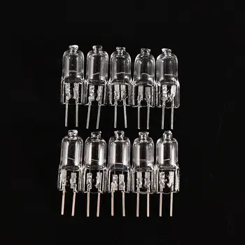 G4 JC 타입 할로겐 전구 램프, 12V 20 W 20 W, 웜 화이트, 10 개