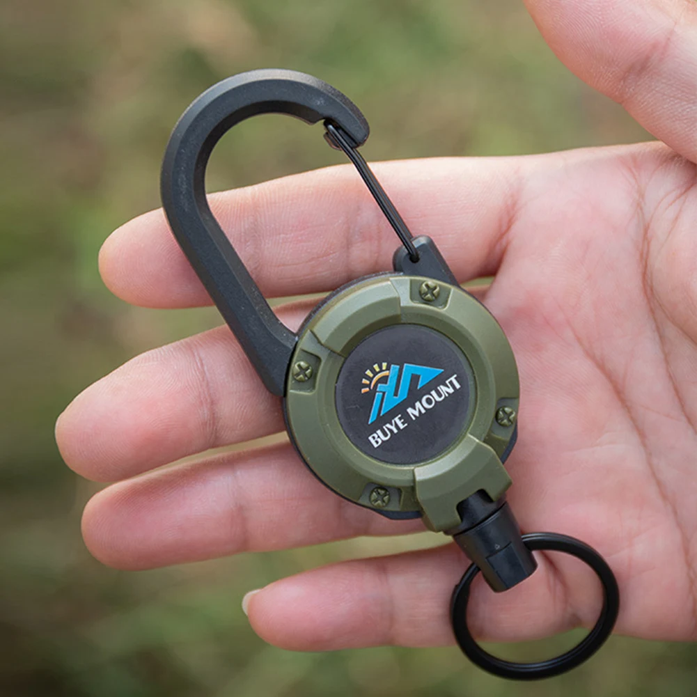 Steel Wire Anti Theft Keychain for Camping Hiking