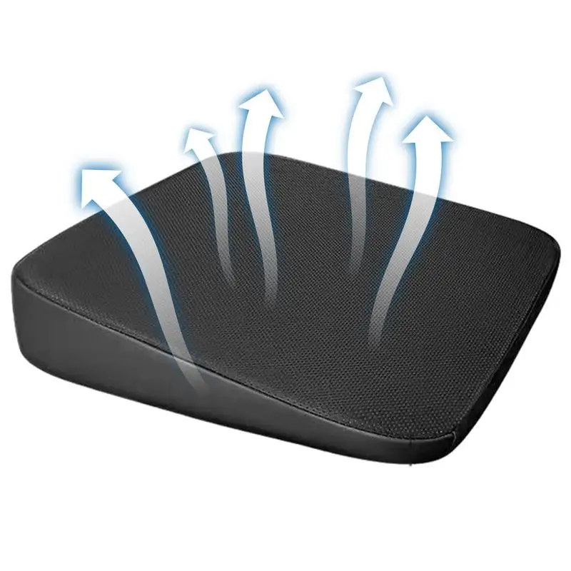 Wedge Car Seat Cushion Adult Booster Seat Cushion Pad Short People Driver Seat Booster Ergonomic Sloping Seat Cushion For auto