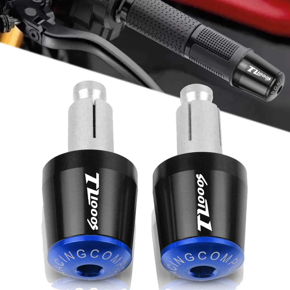 

TL1000S 22mm 7/8" Handlebar Grips Ends Bar End Slider Plug Motorcycle For SUZUKI TL1000S 1997 1998 1999 2000 2001 Aluminum