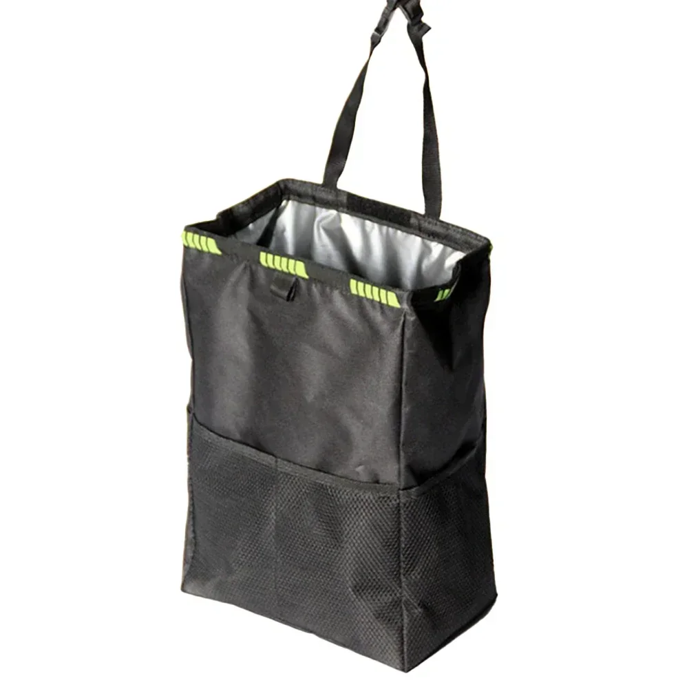 Car Seat Back Trash Holder Hang Litter Bag Garbage Storage Rubbish Container Oxford Cloth Waterproof Car Waste Bins Cleaning Bag