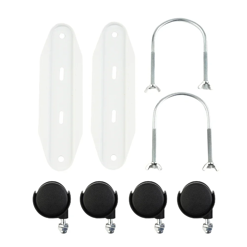 2pcs Oil Ting Hydroelectric Radiator Electric Heater Caster Wheels Special Mobile Pulley Bracket Hardware Accessories Rollers
