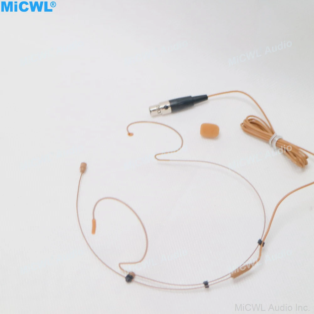 Fone de Ouvido Sistema sem Fio 4pin para Shure Marrom Microfone Mini Xlr Ad4q Ulxd4d Qlxd Ulxd Slxd Tan Cor Ta4f - Image 6
